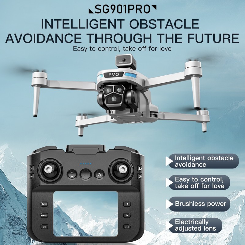ZLL SG901 Pro Drone FPV 4K Camera 360° Obstacle Avoidance Foldable Quadcopter