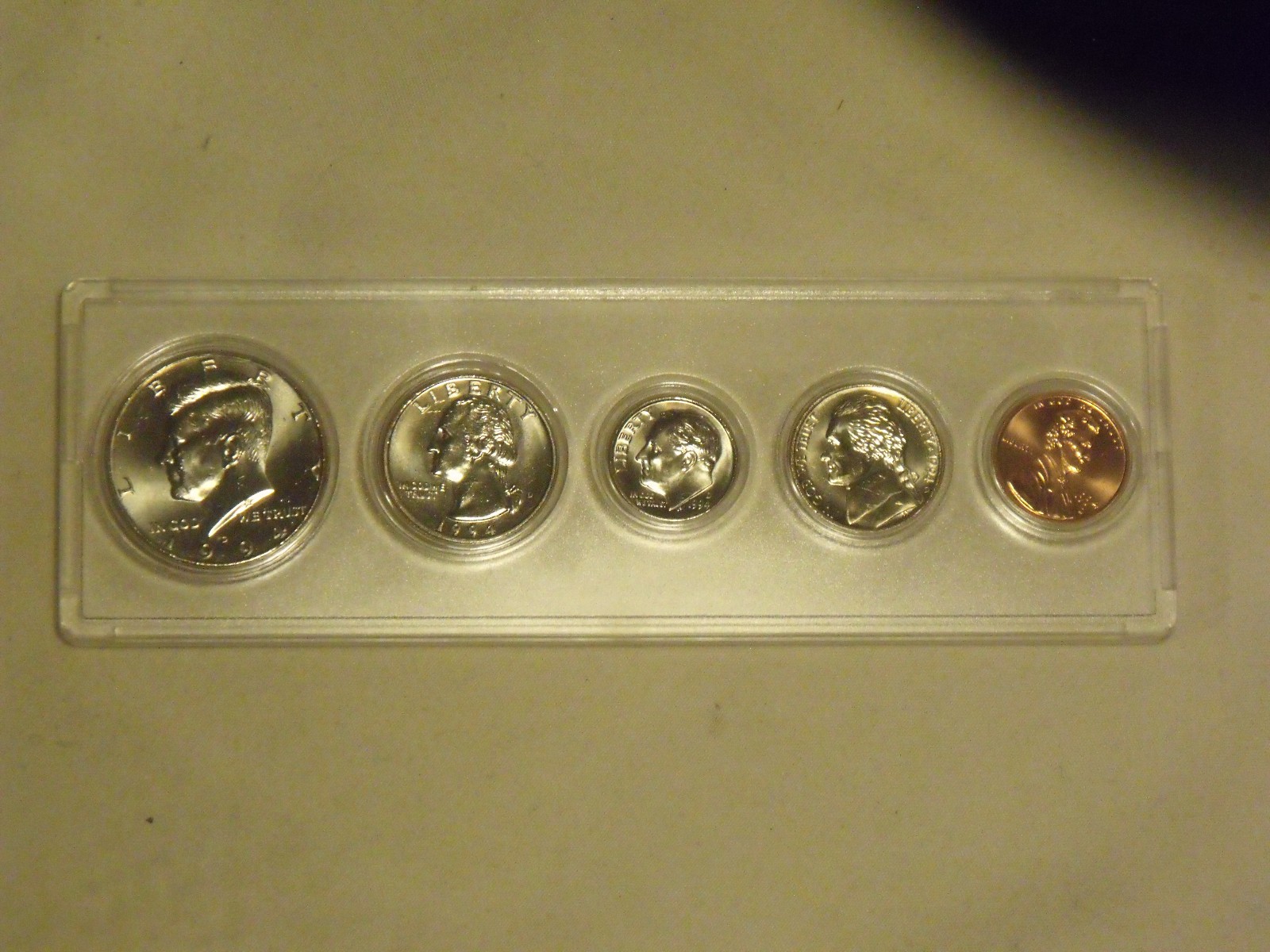 1994-D Birth Year Set (5 coin) Choice BU in hard plastic holder