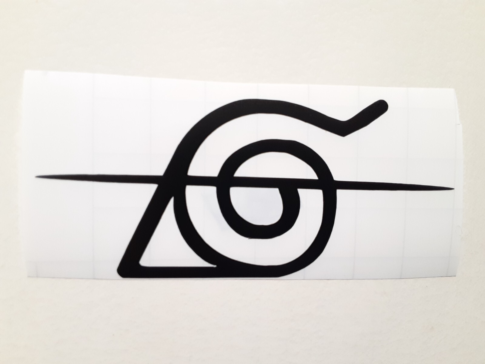 Naruto Itachi's Scratched Head Band Symbol Sticker Vinyl Decal Window Waterproof
