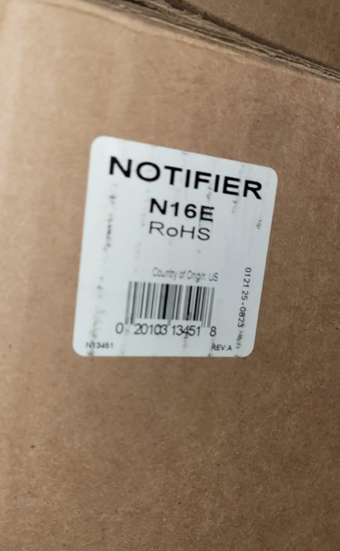 Notifier N16E Intelligent Fire Alarm Control Panel INSPIRE
