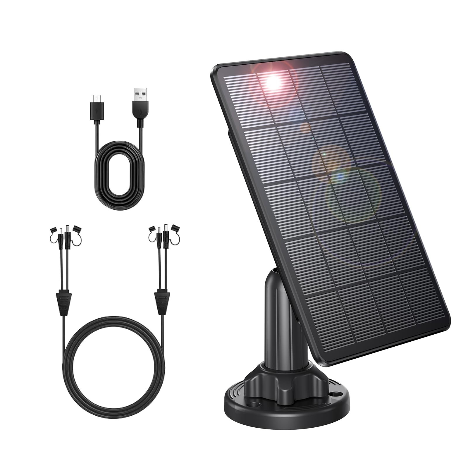 Trail Camera Solar Panel 12V/6V Solar Panel with 4000mAh 3W Solar Battery Kit...