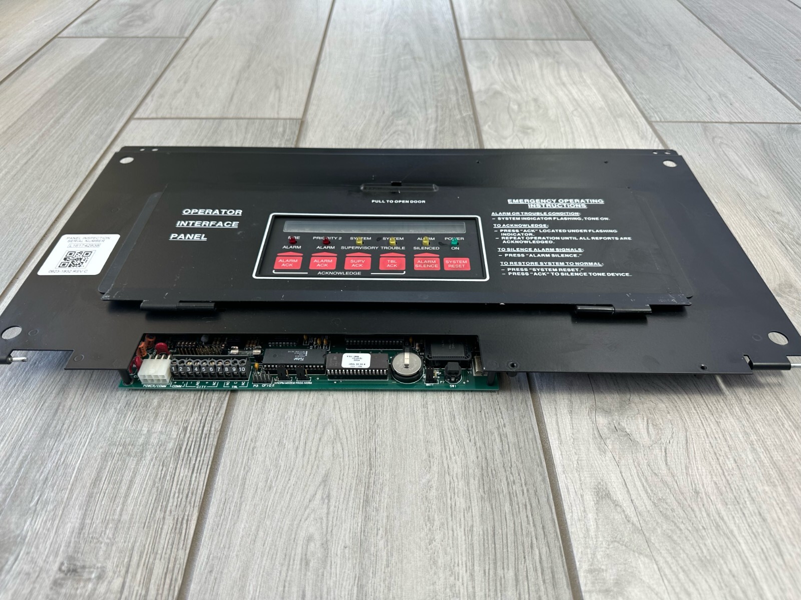 Simplex 4020-8001 Main Operator Panel FREE SHIPPING !!!