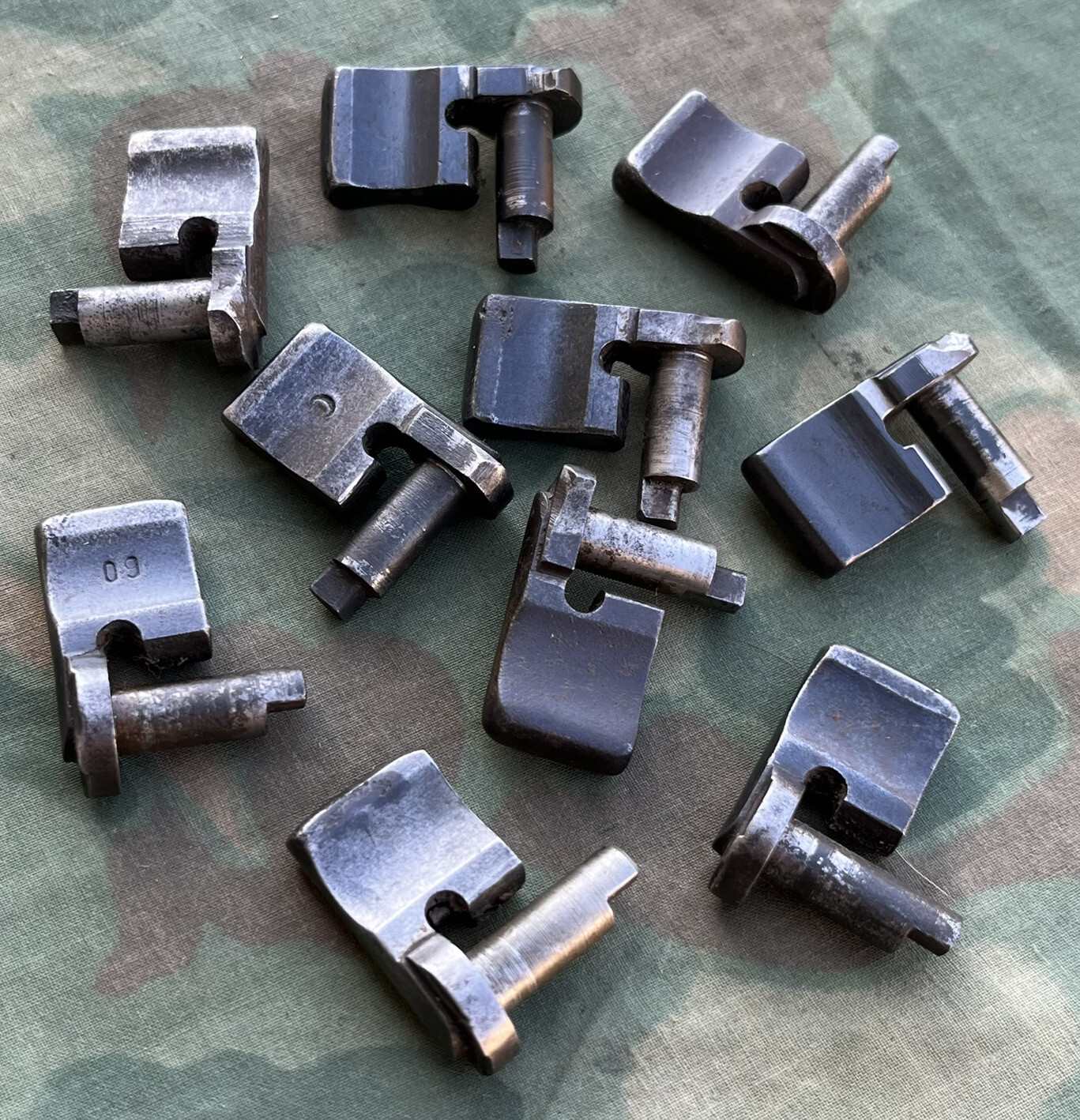 One (1) M98 98 K98 Large Ring Mauser Part Safety Lever Worn Blued Surplus Y