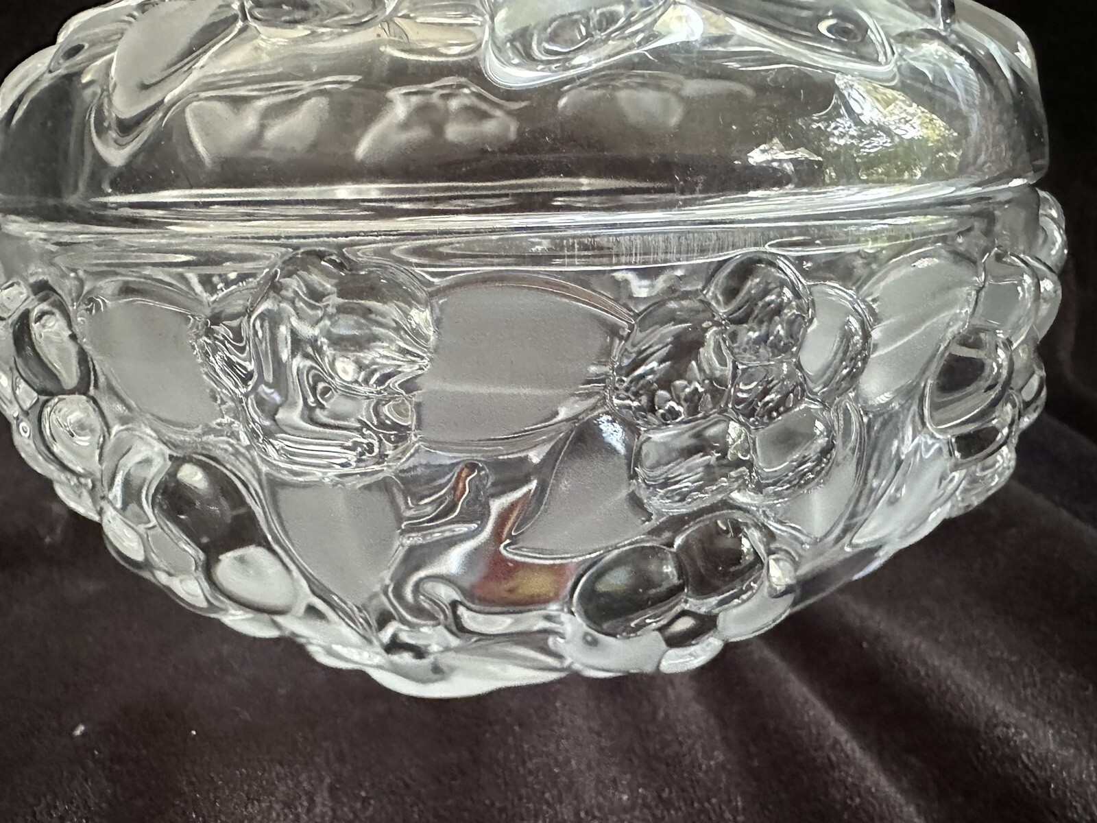 Vintage Wathlerglas Covered Compote