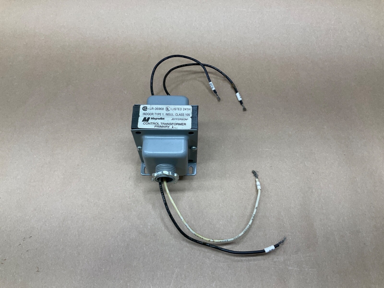 MagneTek Jefferson LR-36968 Control Transformer Indoor Type 1 Class 105 #5E62PR6