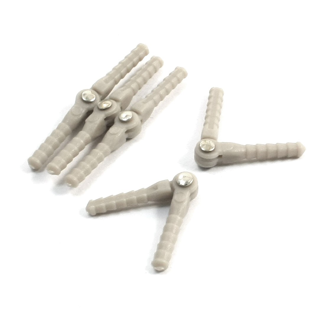 5pcs Gray Plastic 33 x 2mm Super Hinge Points for DIY Airplane