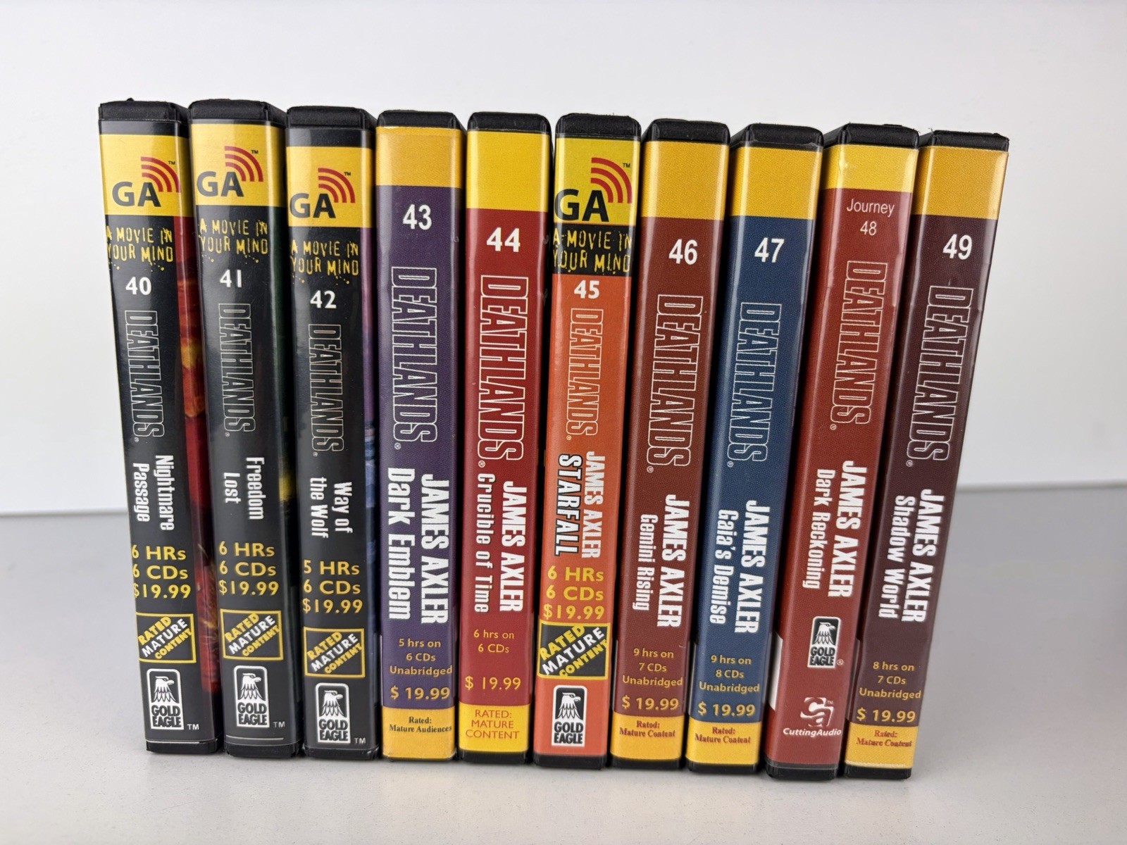 Deathlands #40-49 GraphicAudio Lot Audio CD Audiobooks James Axler Sci-fi