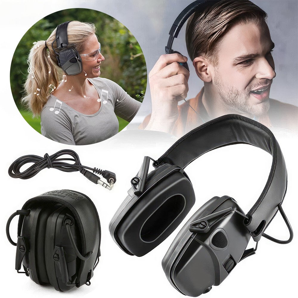 Electronic Hearing Protector Noise Canceling Ear Muffs Shooting Tactical Headset