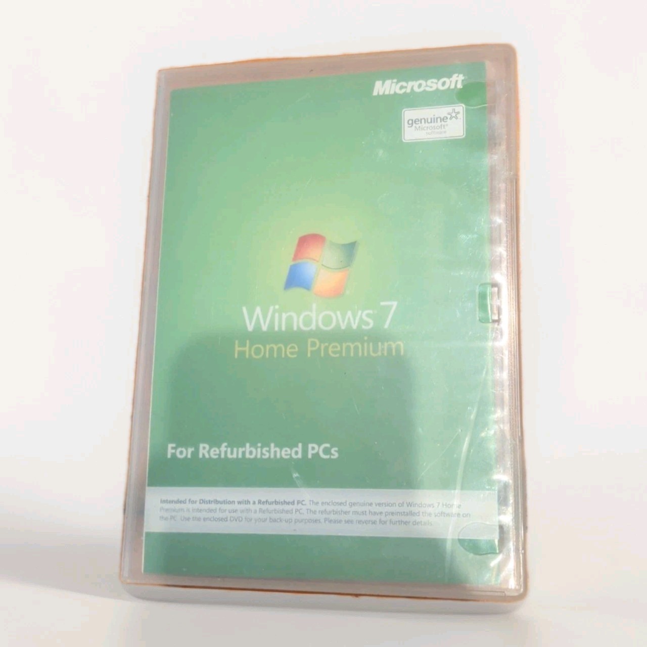 Microsoft Windows 7 Home Premium Software For Refurbished PCs (No Product Key)