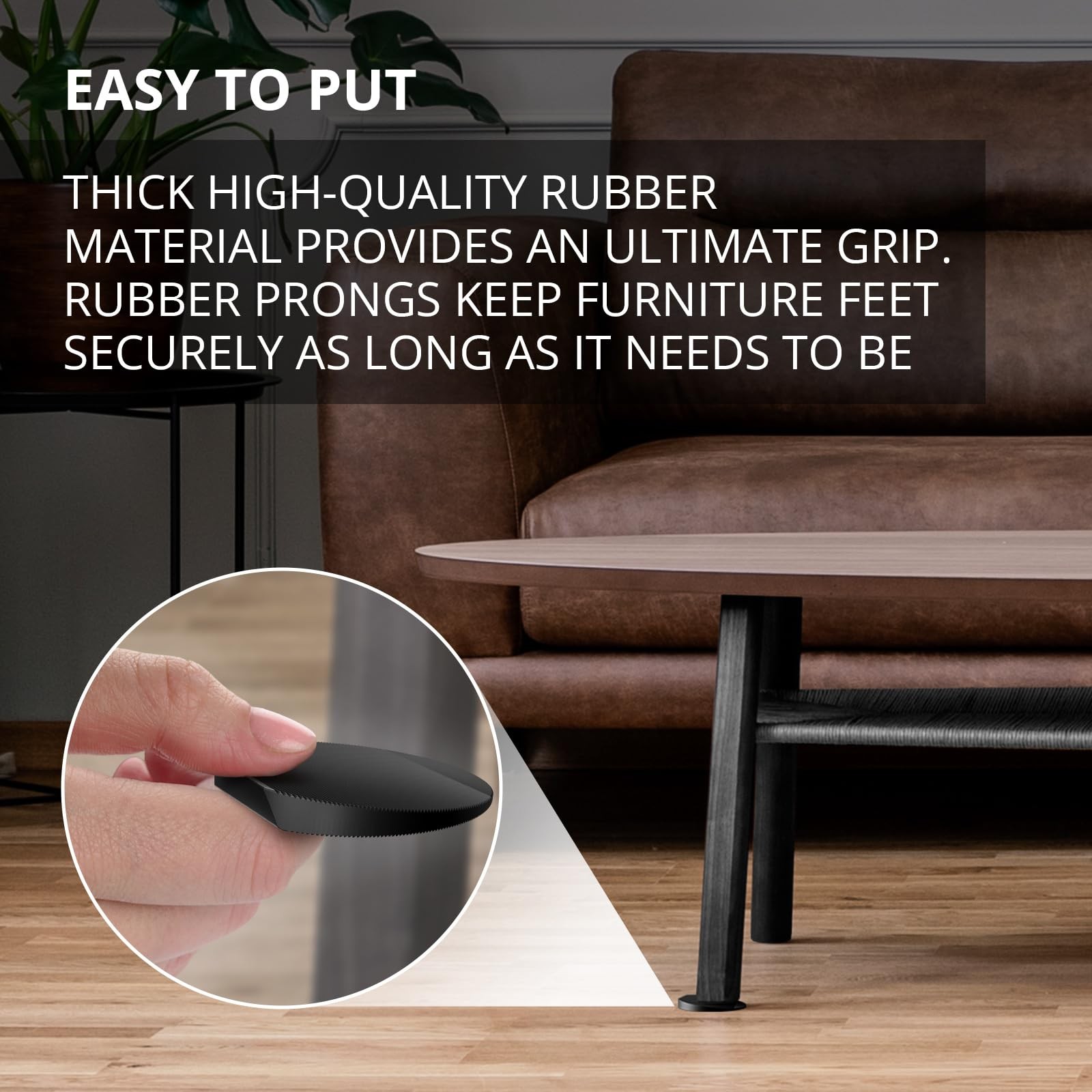 Furniture Levelers - 30 PCS 2" Black Rubber Shims for Leveling - Multi-Purpos...