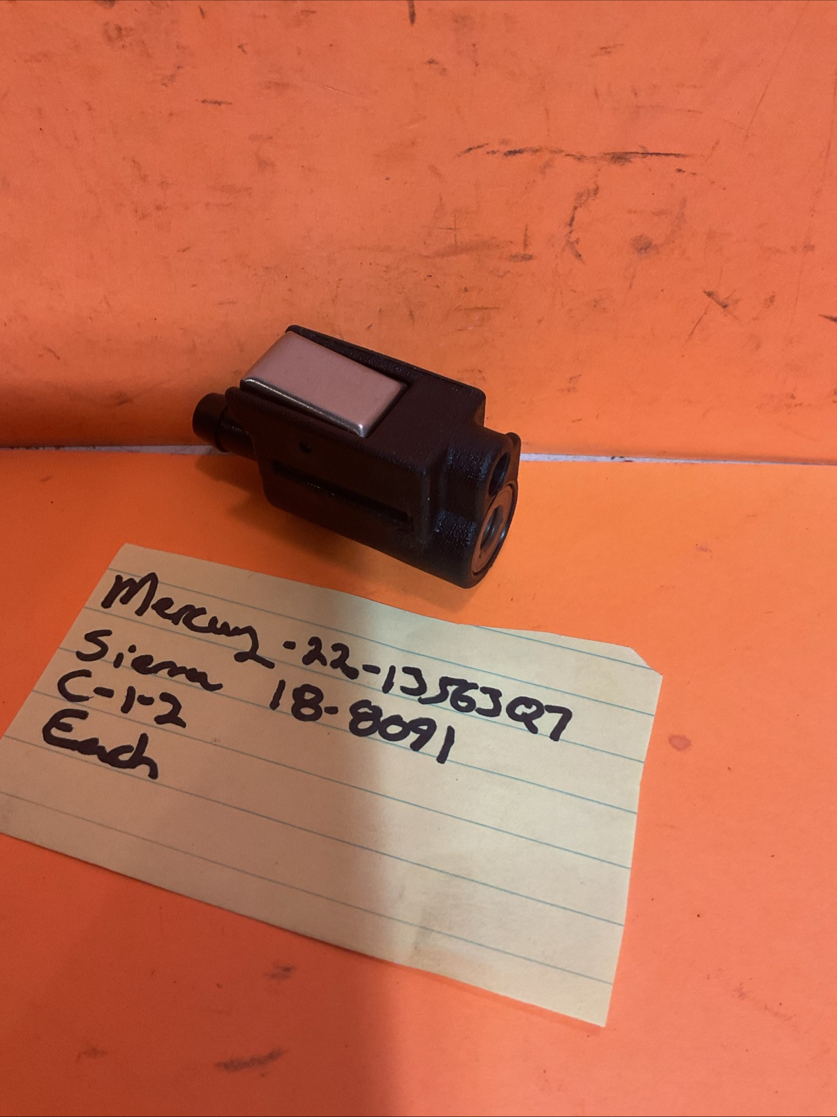 Sierra 18-8091 Mercury  22-13563q7 3/8" Barb Fuel Tank Connector Nos C1-2