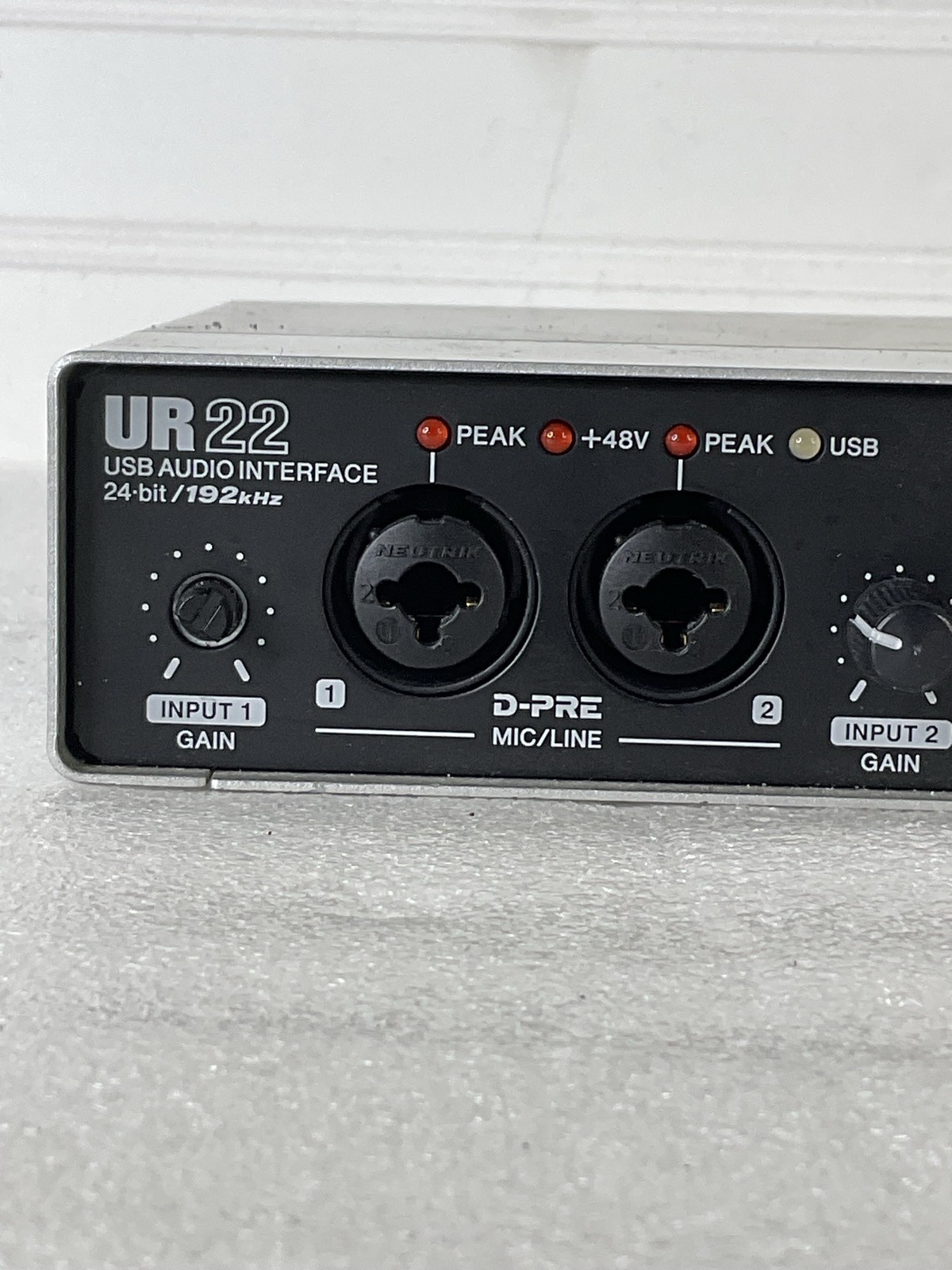 Steinberg UR22 USB Audio Interface 24-bit 192kHz 2x2 MIDI Used