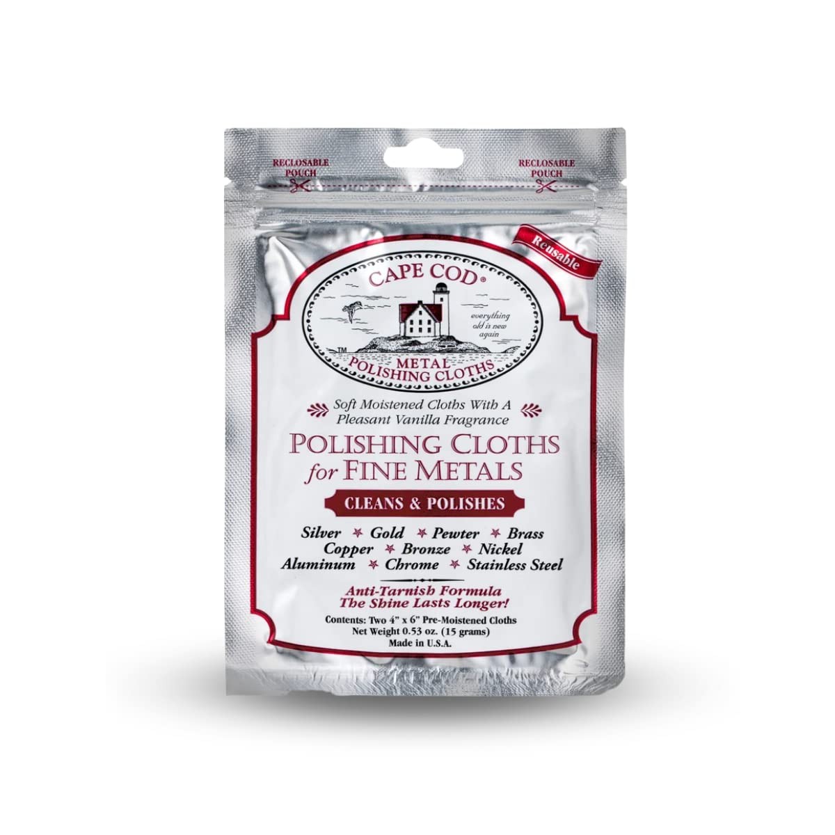 Polishing Cloths for Fine Metals | Jewelry Cleaner and Tarnish Remover | Silver
