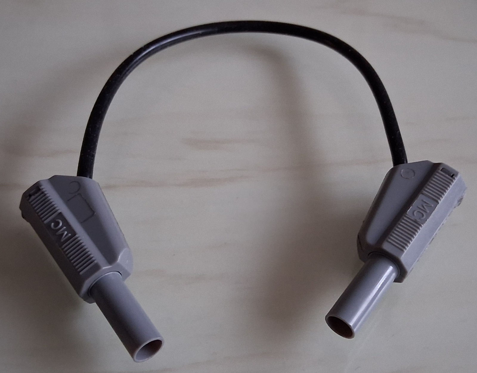MC multi contact test lead for multimeter DMM black L27cm banana plug 4mm