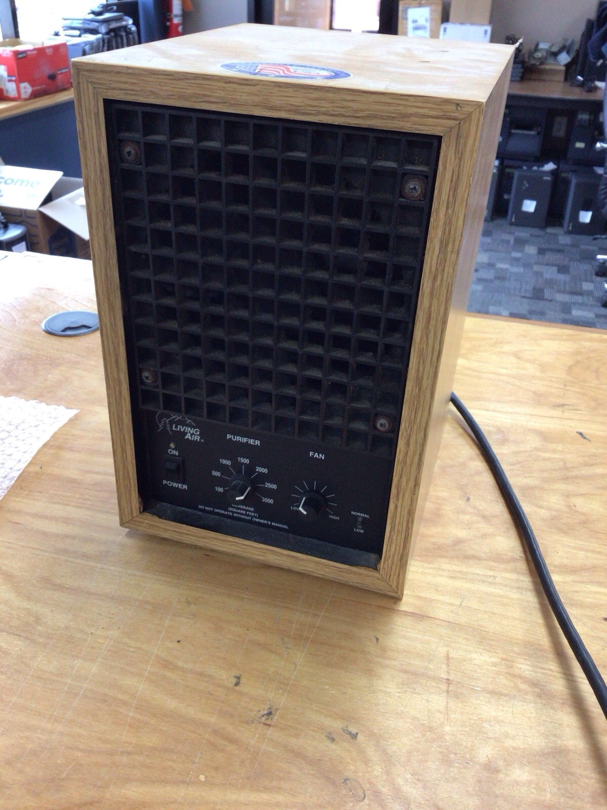 Ecoquest Alpine Living Air Classic Air Purifier XL-15C AS IS FOR PARTS
