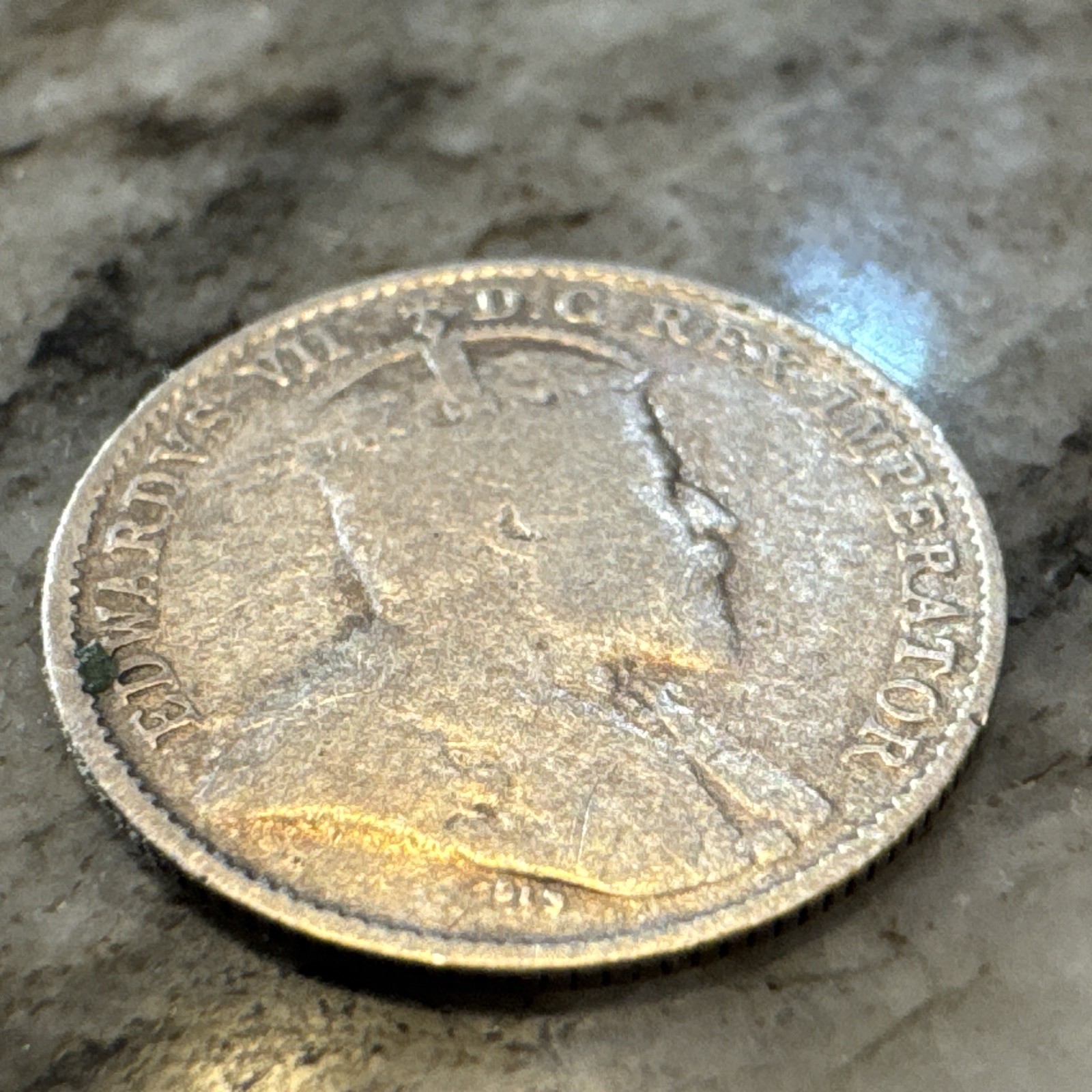 1907 Canada 5 Cents Silver Coin