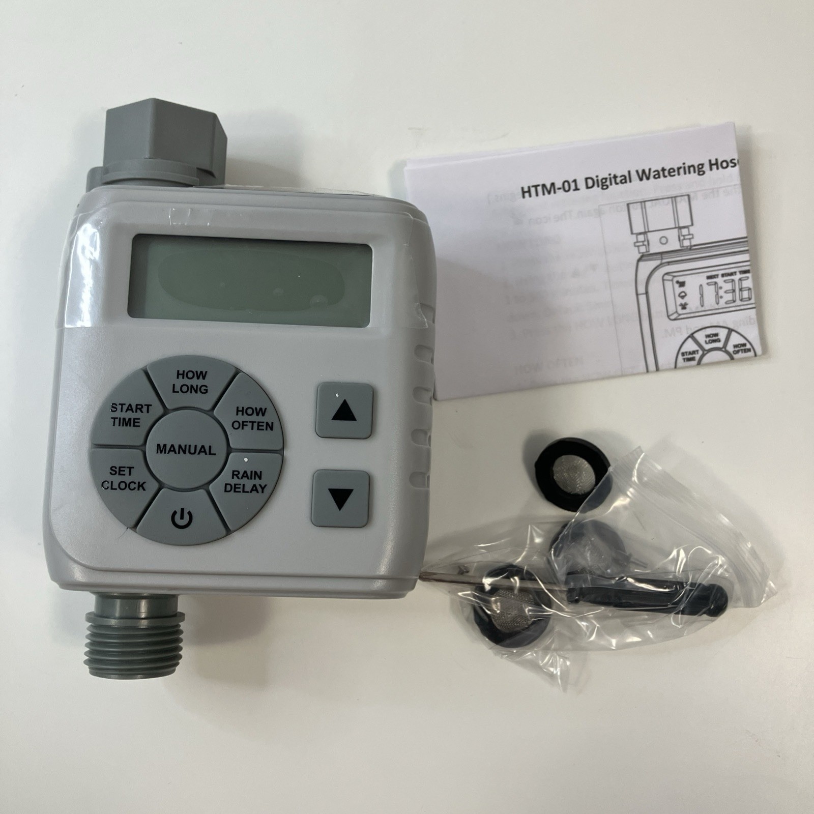 HTM-01L Single Zone Water Timer for Garden, Lawn New Open Box