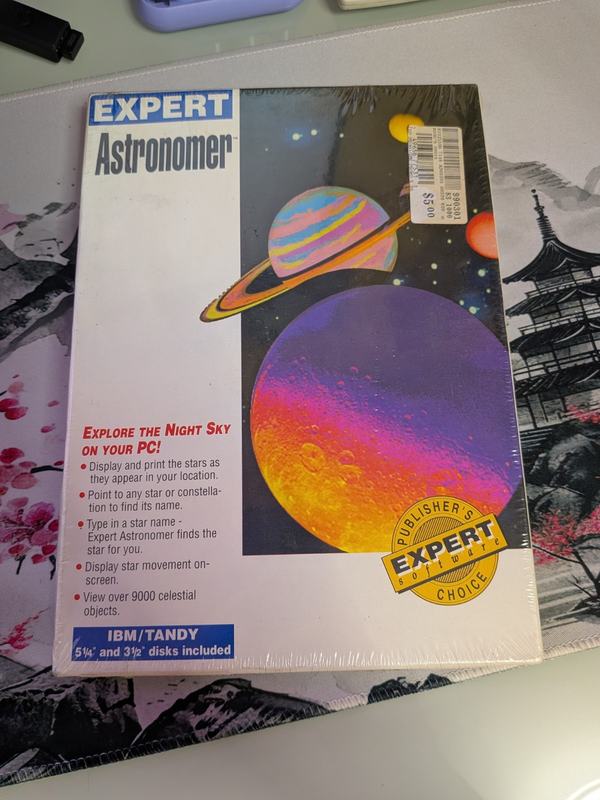 Expert Astronomer Software Vintage Factory Sealed Astronomy Educational PC Retro