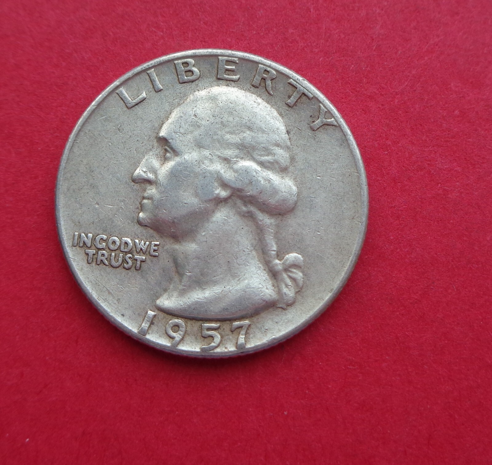 1957-D  SILVER  SILVER WASHINGTON QUARTER
