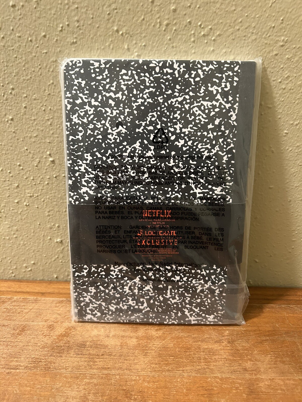 Stranger Things Loot Crate Hawkins Middle School Notebook Composition Journal