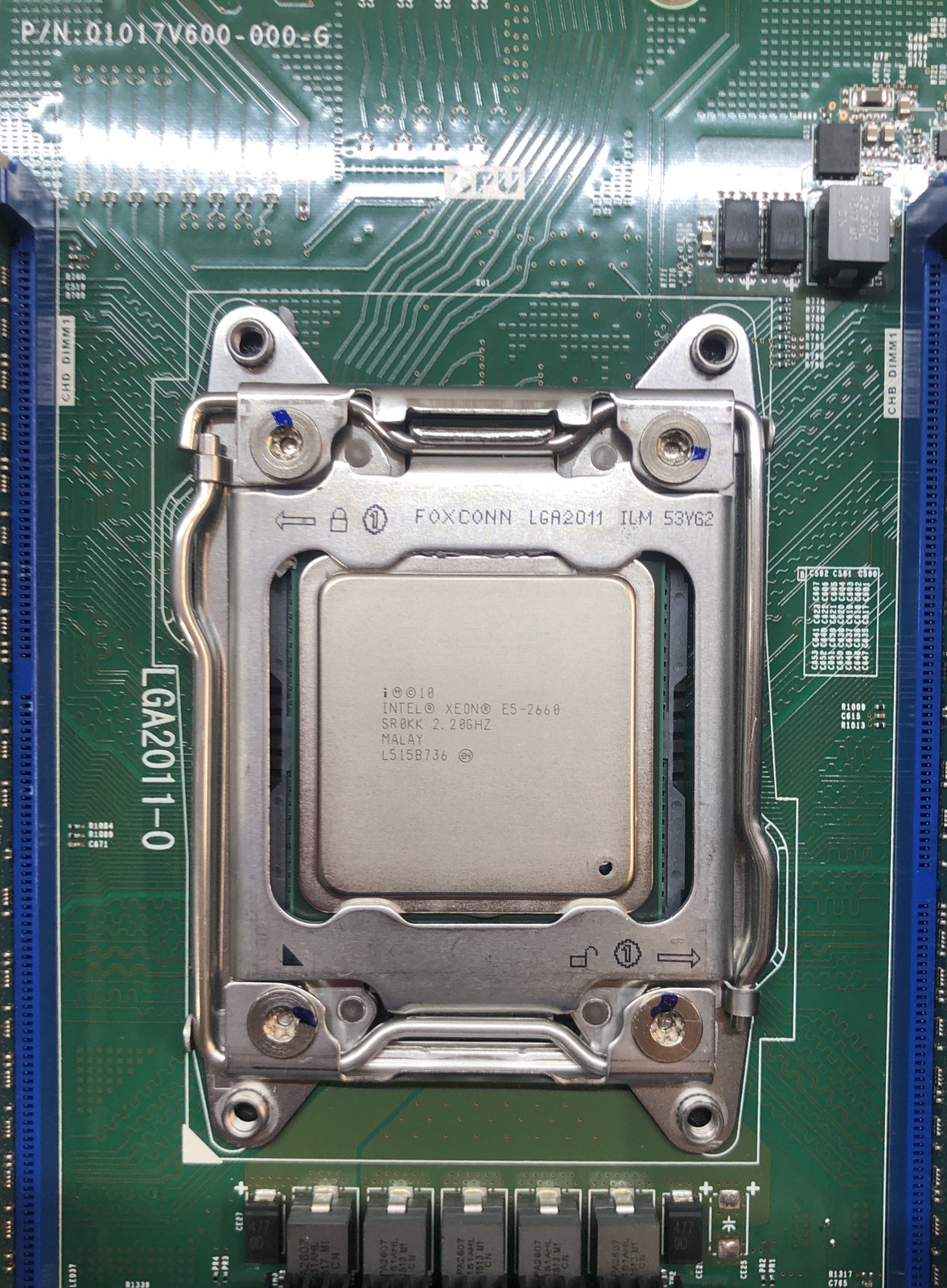 EMC DD2500 Motherboard | Xeon E5-2660 @2.2GHz | 128GB DDR3 | P/N 01017V600-000-G