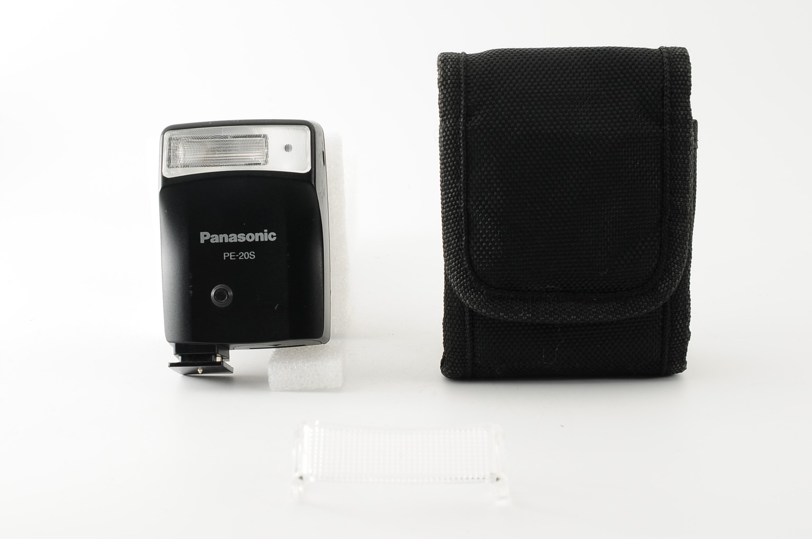 Near MINT Panasonic PE-20S Black Electronic Flash Unit Hot Shoe Camera JAPAN