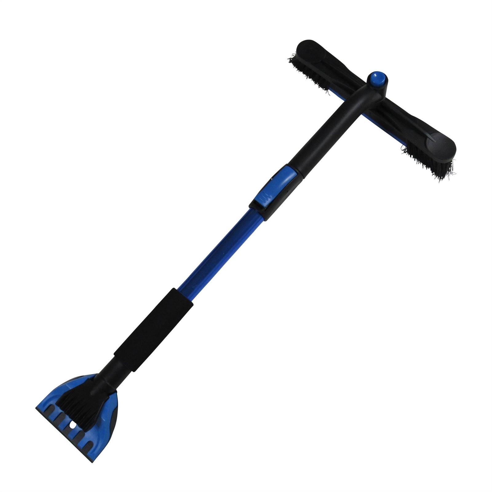 Car Ice Scraper Snow Brush (2 in 1 Extending Telescopic Handle Windscreen)