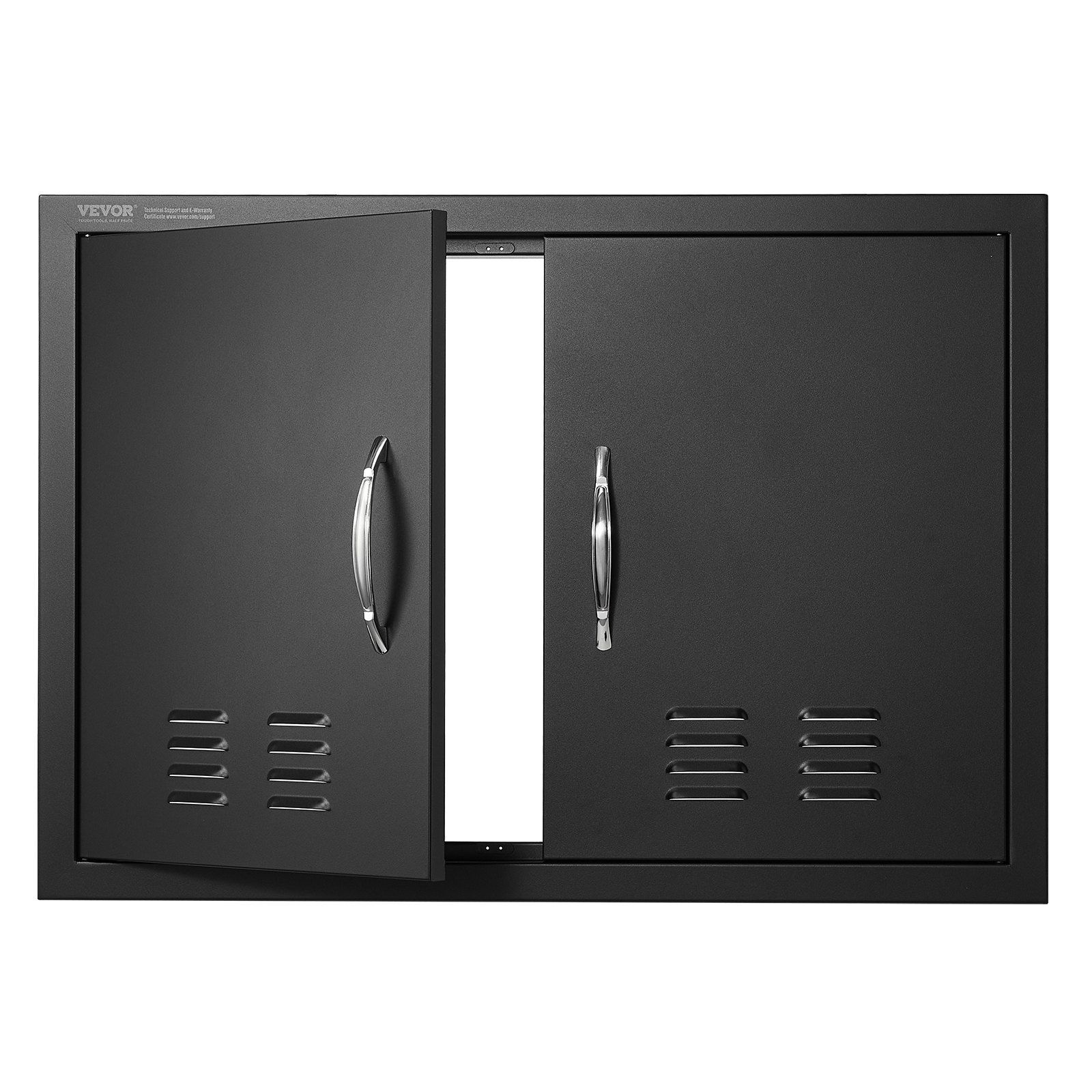 BBQ Access Door 30x21In Double Outdoor Kitchen Door Cold Plate Flush Mount Door