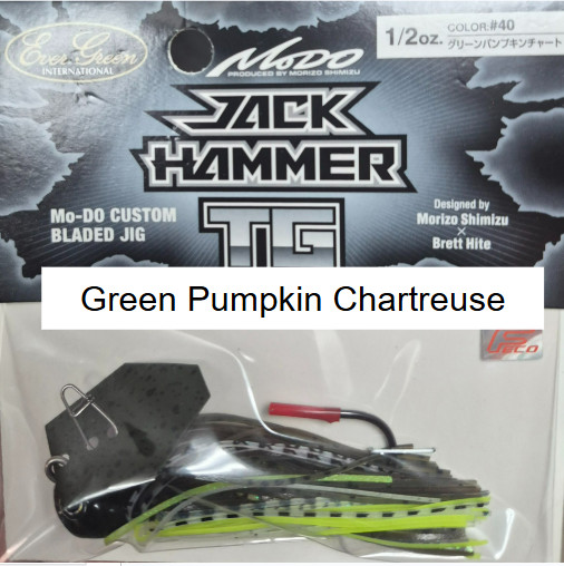 Jack Hammer Chatterbait Tungsten (TG) 3/8oz and 1/2oz new in package