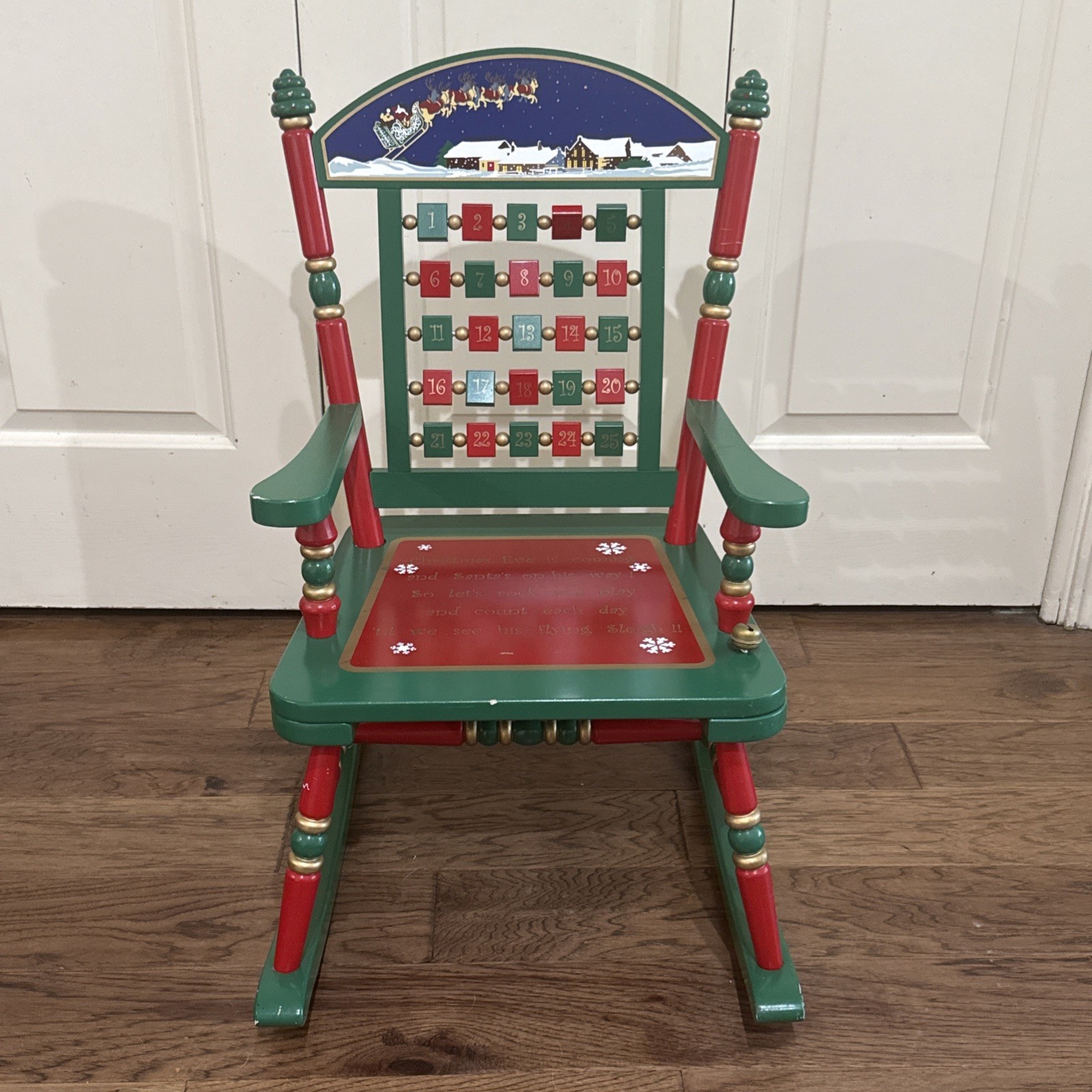 Levels of Discovery Rock-a-Buddy Christmas Advent Rocking Chair Music FREE SHIP