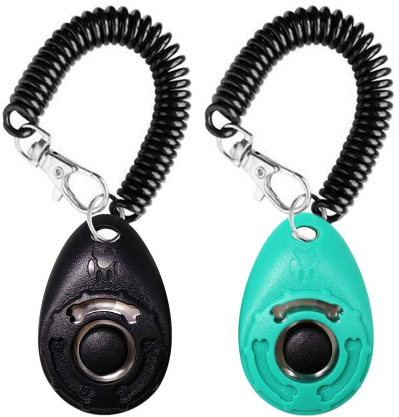 Clicker De Adiestramiento Para Perros Con Correa Para La Muneca, Duradero, L...