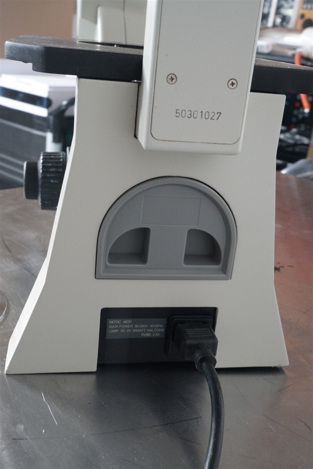 Motic AE31 Inverted Phase Contrast Microscope W 4X, PH 10X, PH 40X Objectives