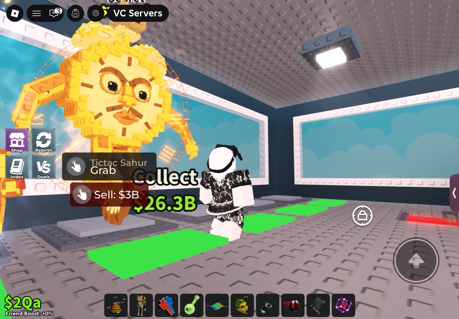 Roblox Tictac Sahur Game Item Asset Virtual Collectible In-Game Item
