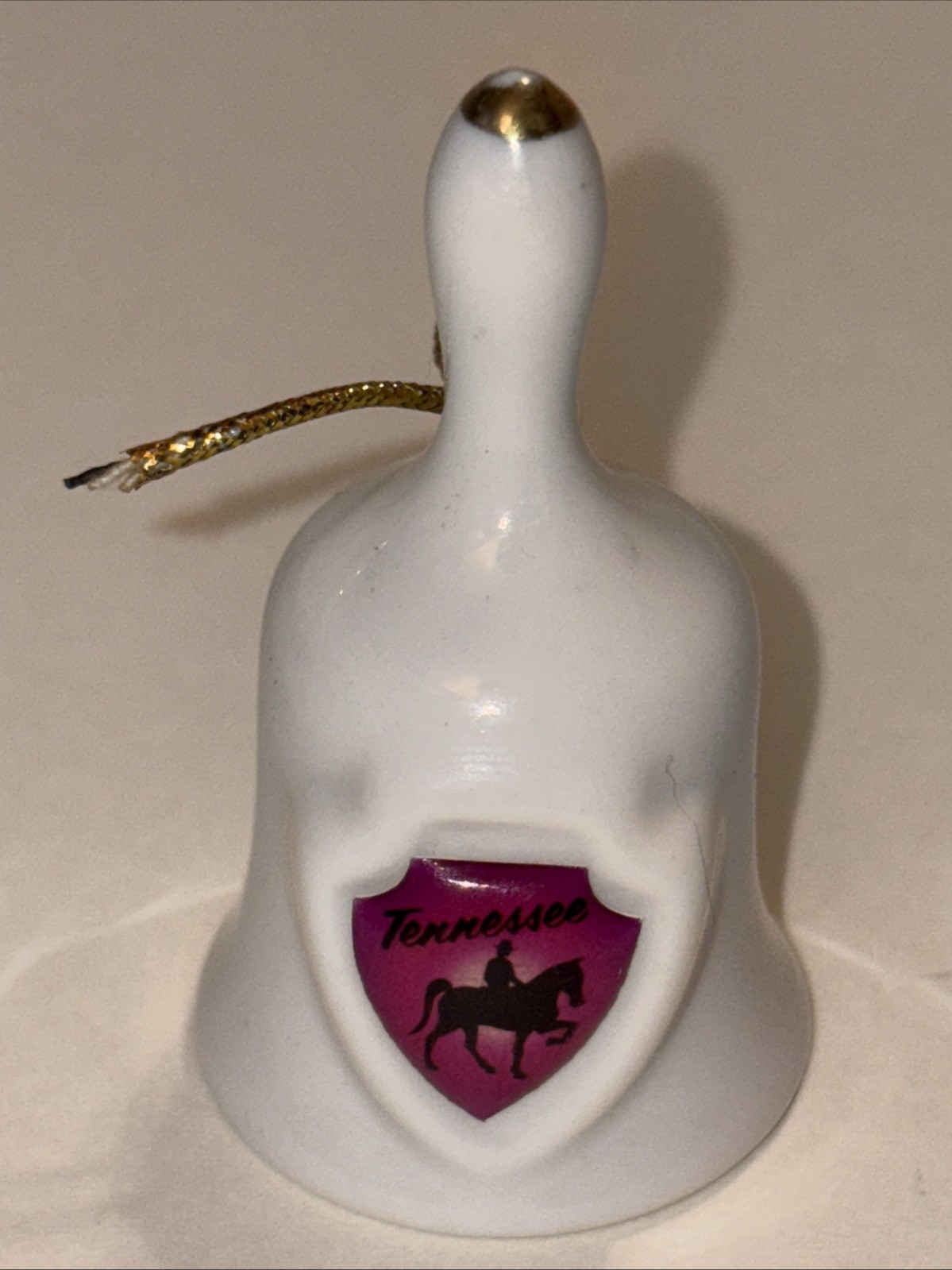 Lipco United States Porcelain Souvenir Mini Bell-Tennessee PREOWNED
