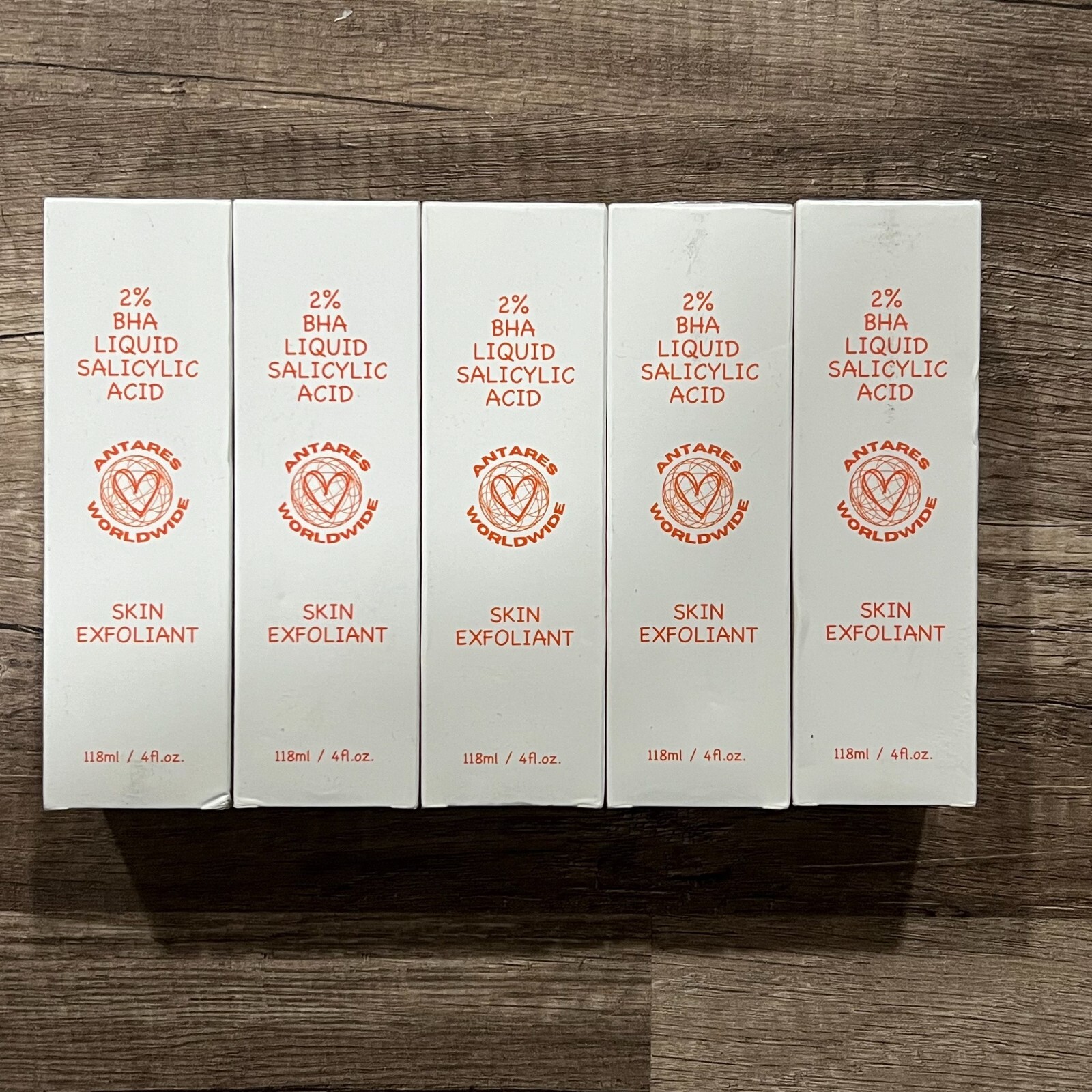Antares Worldwide 2% BHA Liquid Salicylic Acid Skin Exfoliant x5