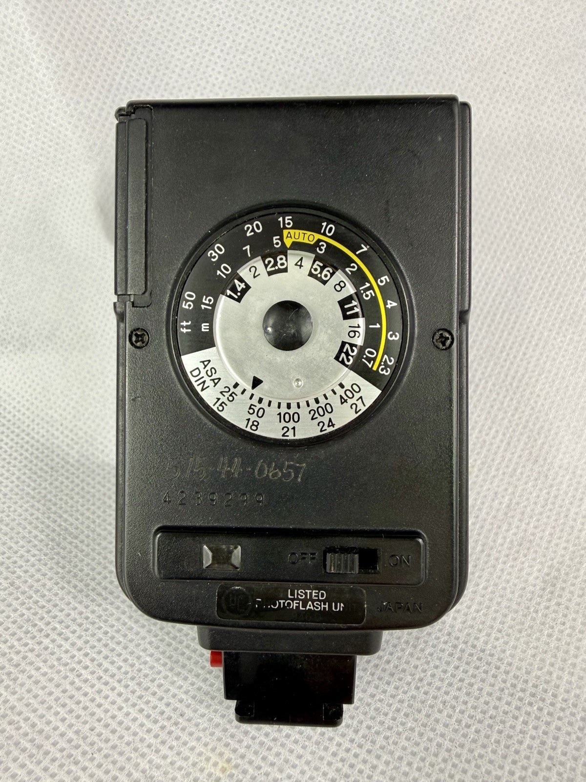 Vintage Minolta-auto 25 Flash Attachment With Case