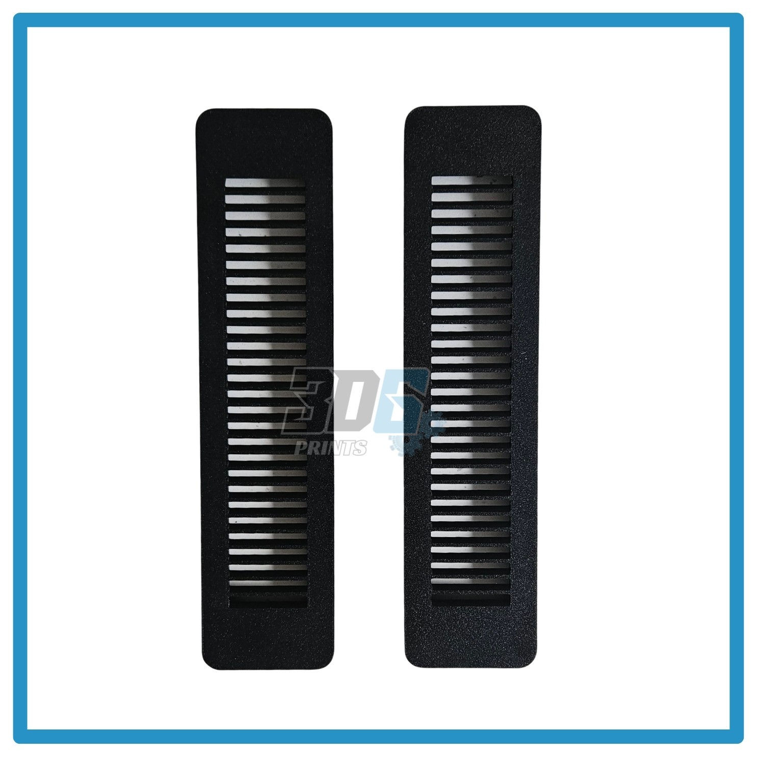 Fully Vented Black Transit Custom Van C Pillar B Pillar Rear Covers Camper 8PC