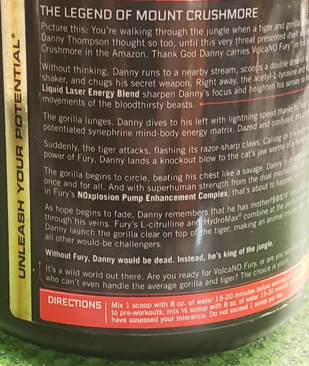 Force Factor - VOLCANO FURY Pre-Workout - Fruit Punch - 30 Serv - Exp 3/2026