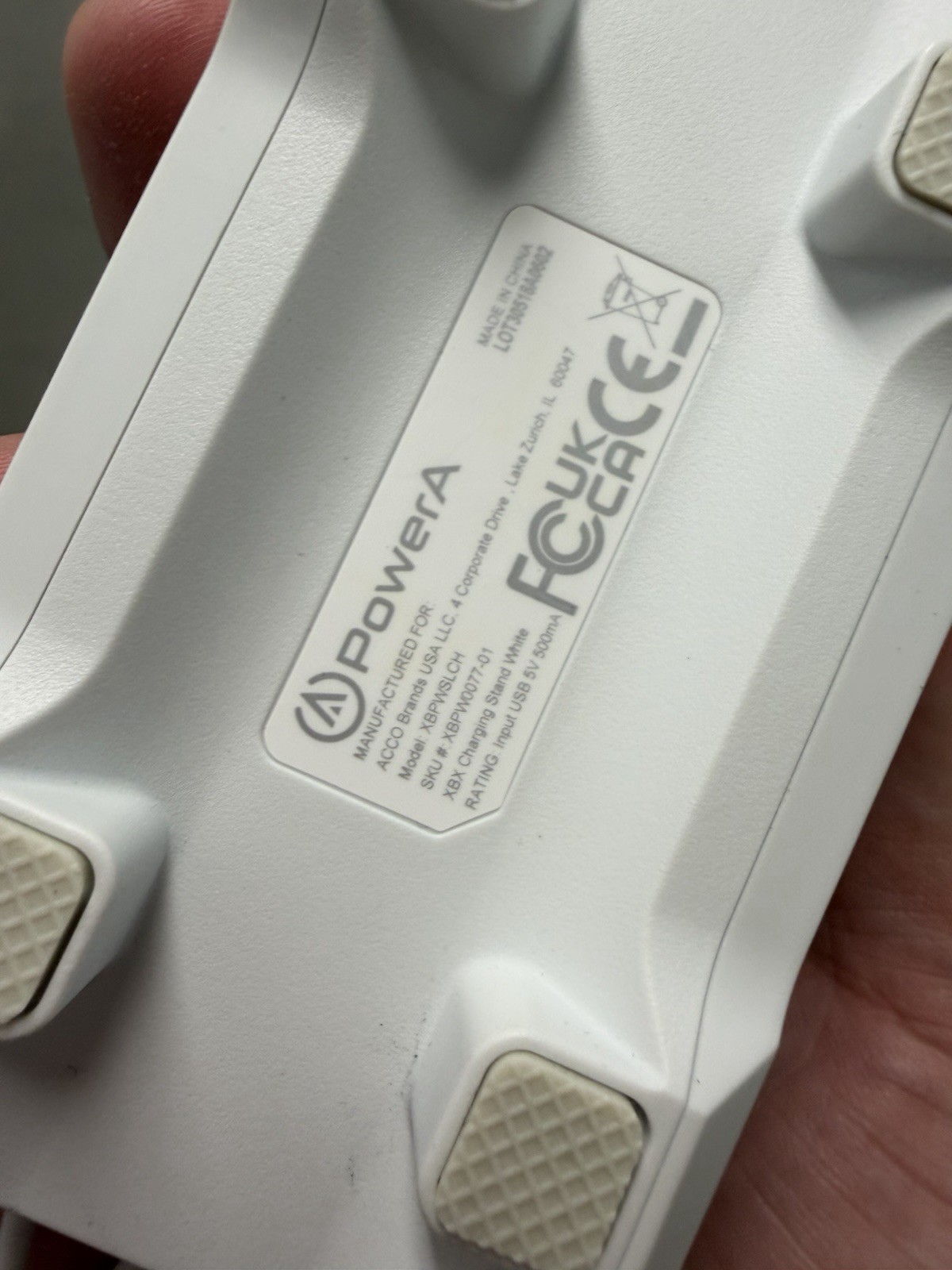 PowerA Controller Solo Charging Stand For Xbox Series X|S - White
