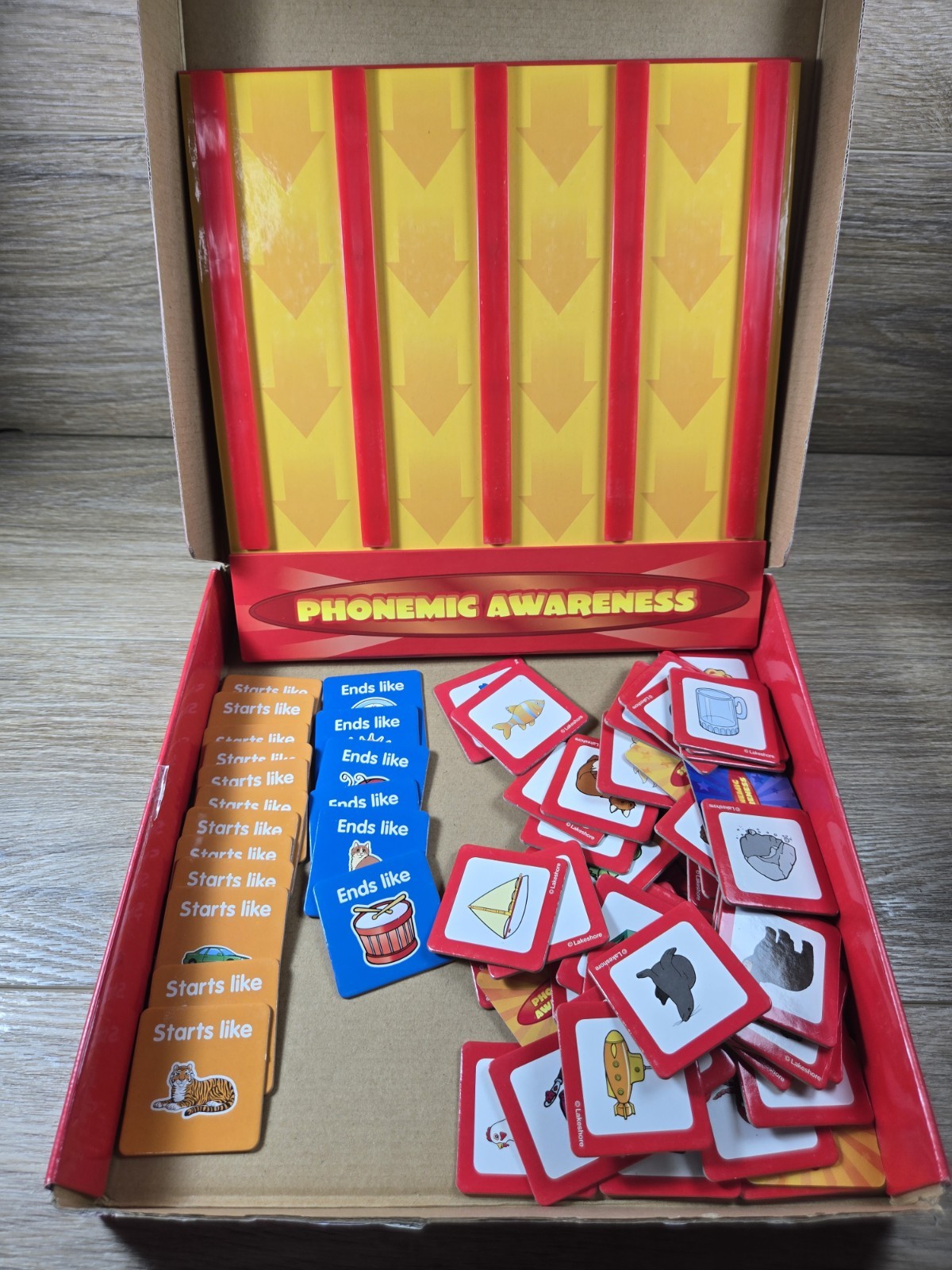 Lakeshore Sort & Slide Phonemic Awareness Activity Center FF242 -Rare - Complete