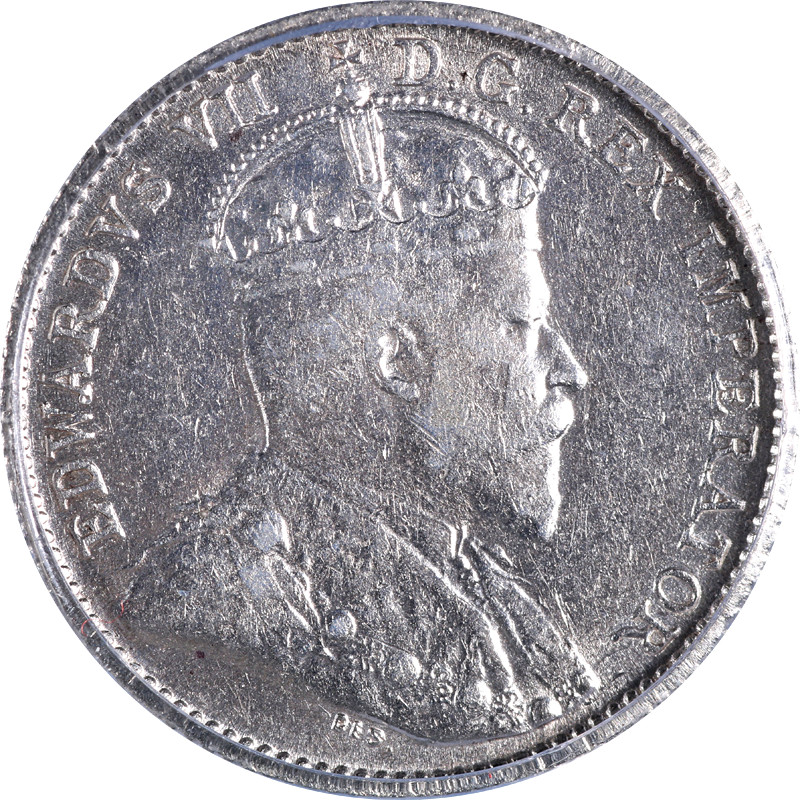 Canada 1903 Five (5) Cents ICG AU50 KM#13