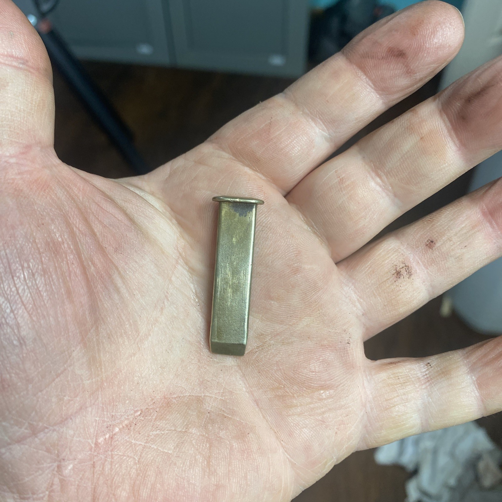 Thomas Center Arms Brass Barrel wedge/key For a Hawkins Muzzleloader.