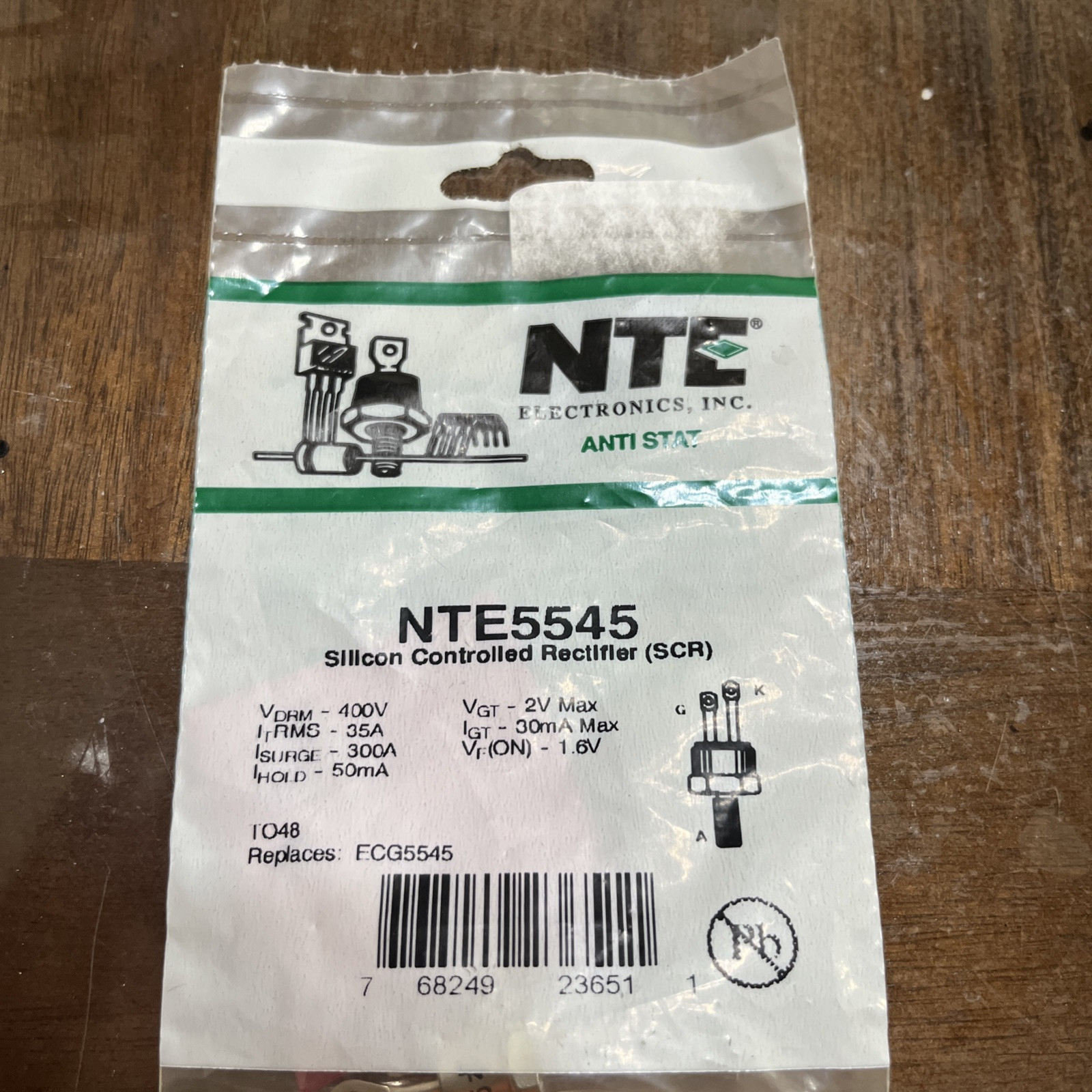 NTE NTE5545 SCR-400VRM 35A   ***AUTHORIZED NTE ELECTRONICS DISTRIBUTOR***