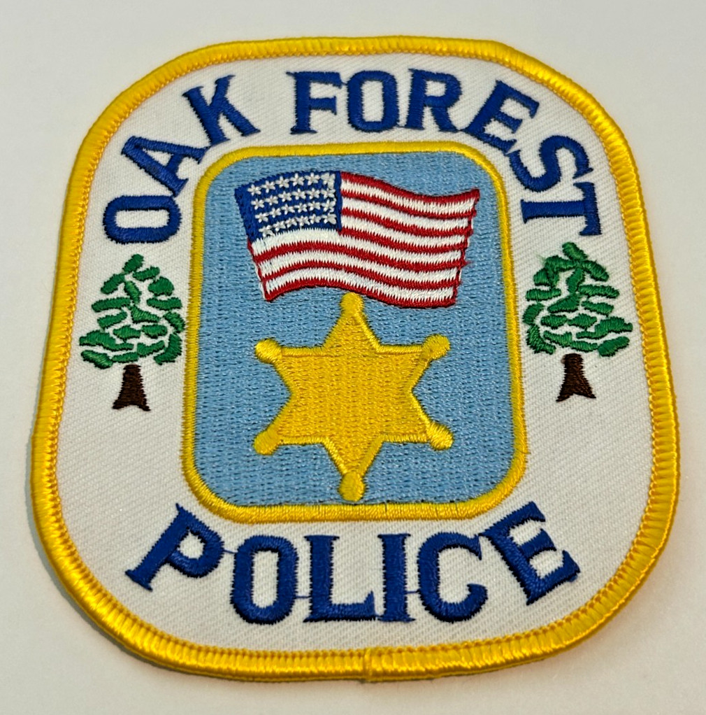 Oak Forest Illinois Police Patch Unused
