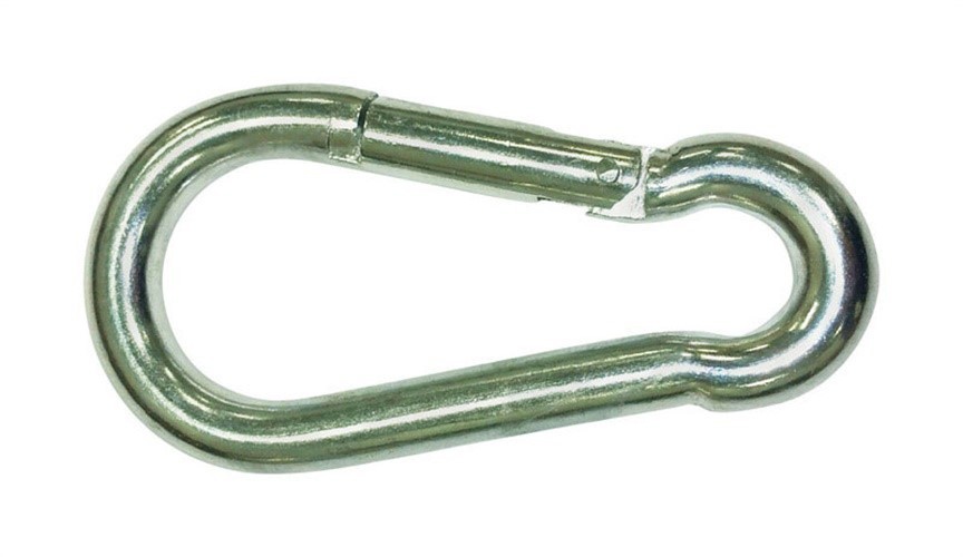 Baron 2450-12SM Zinc-Plated Steel 600 lbs. Load Spring Snap 1/2 Dia.x5-1/2 L in.