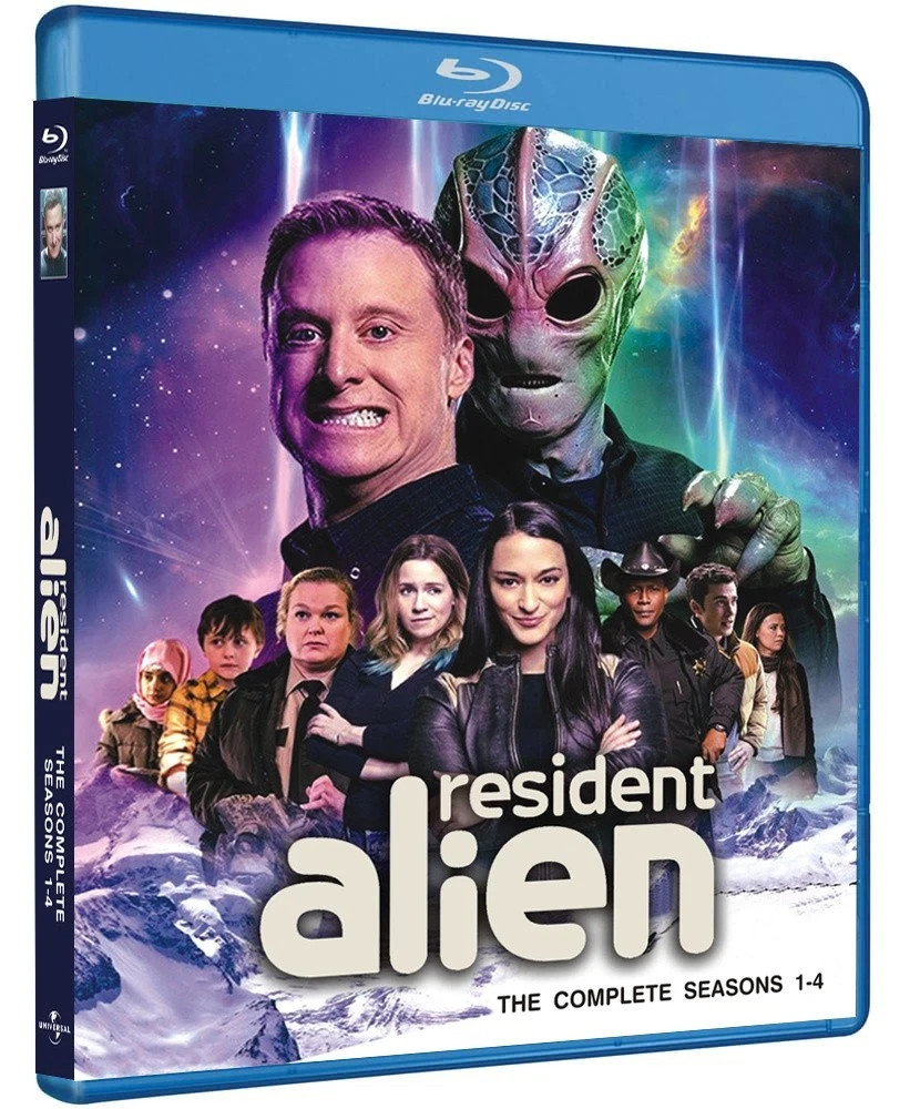Resident Alien season 1-4：BD 4-Disc All Region New Box Set English Audio