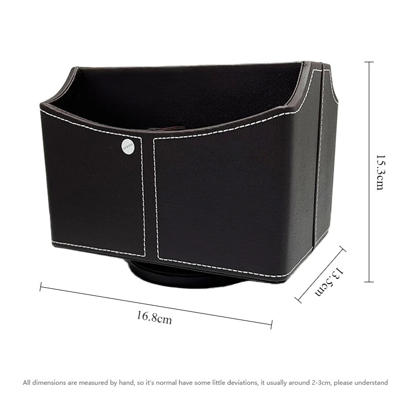 Remote Caddy for Table 360 Degrees Rotatable Desktop Organizer Storage Box