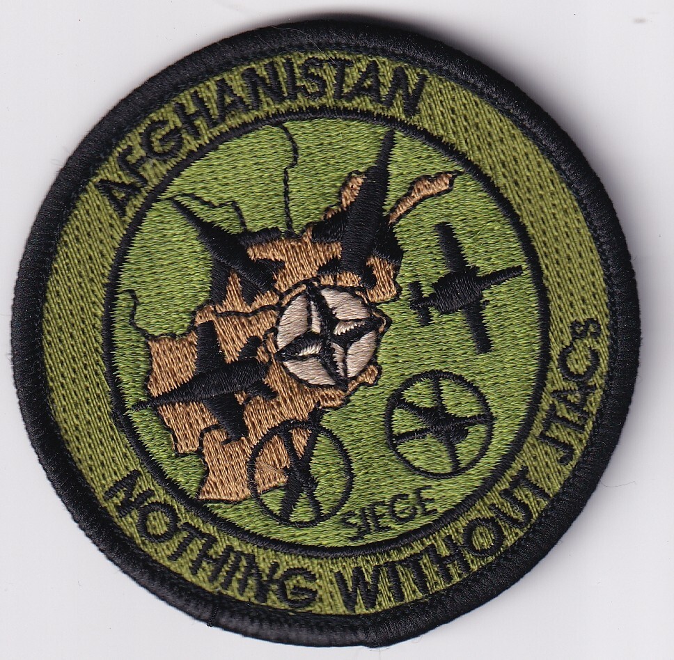 Afghanistan Nothing Without JTACS air staff USAF patch US Air Force