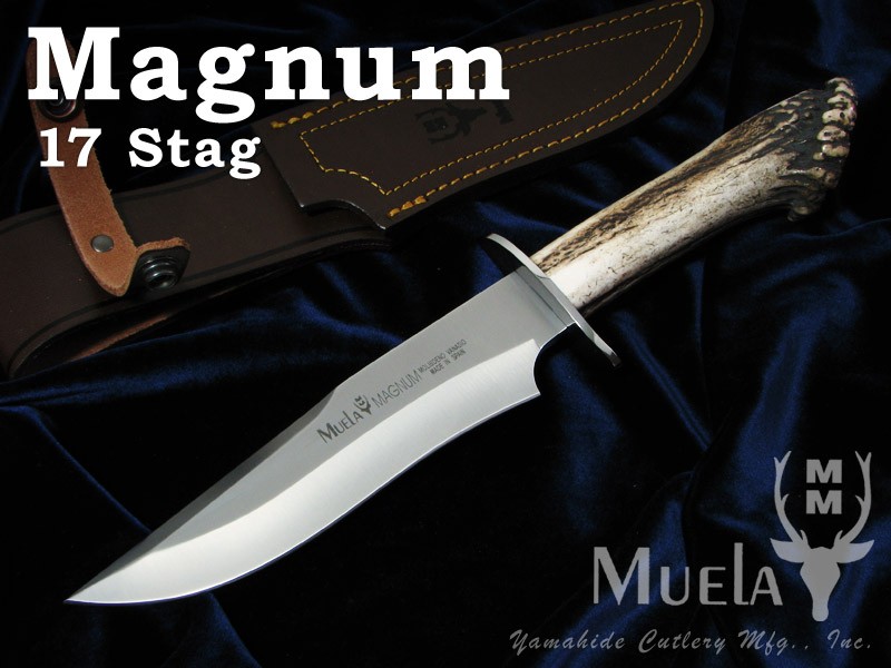 Muela MAGNUM-17S 170mm Crown Stag Handle Bowie Knife