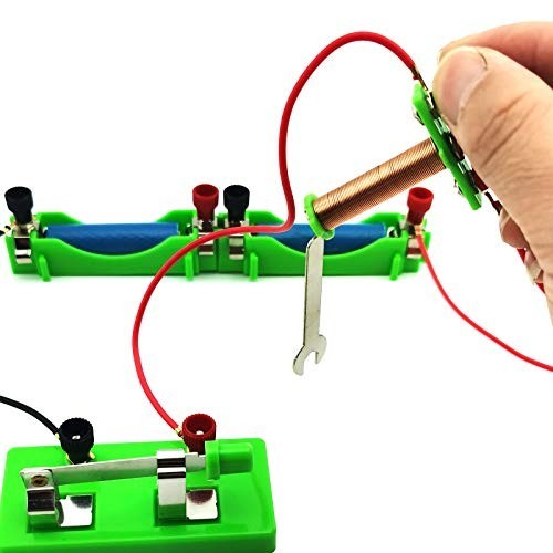 DIY Physics Experiment Kit - Electromagnet & Basic Electricity Circuit Model for